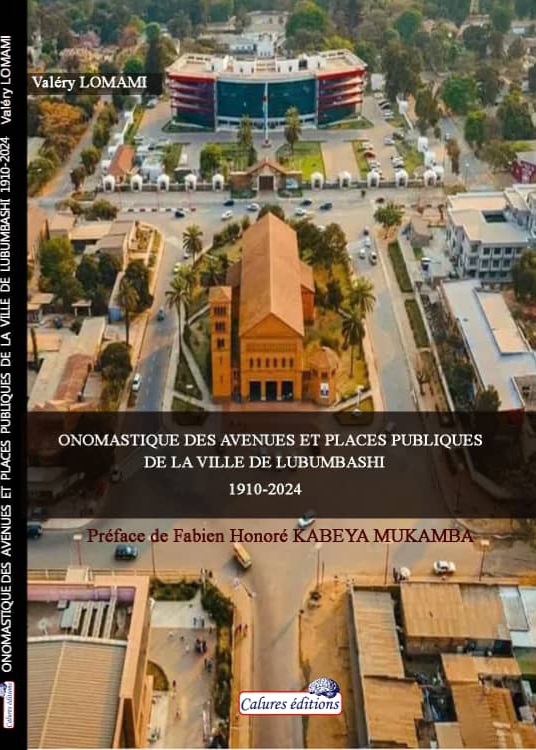 Onomastique des avenues et places publiques à Lubumbashi
